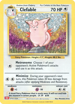 Clefable Pokémon TCG Classic - Charizard #14