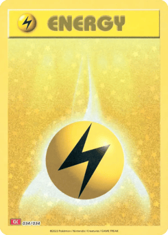 Basic Lightning Energy Pokémon TCG Classic - Charizard #34