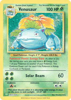 Venusaur Pokémon TCG Classic - Venusaur #3