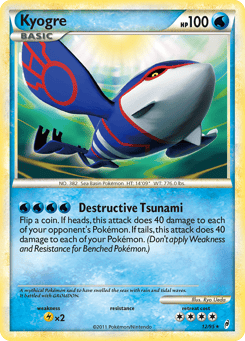 Kyogre Call of Legends #12