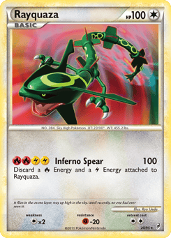 Rayquaza Call of Legends #20
