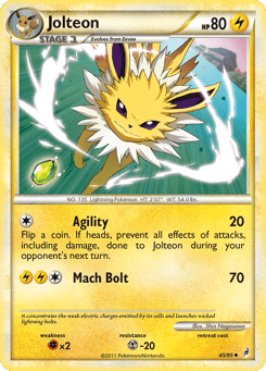 Jolteon Call of Legends #45