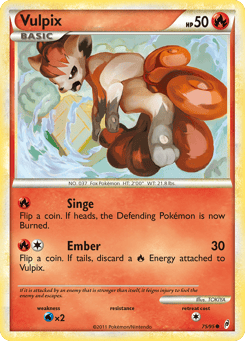 Vulpix Call of Legends #75