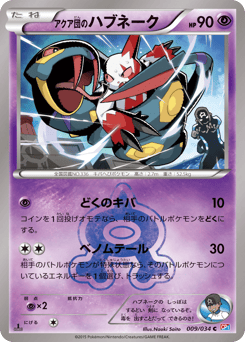 Japanese Seviper (アクア団のハブネーク)