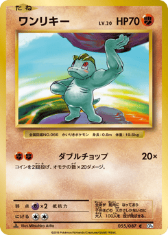 Japanese Machop (ワンリキー)