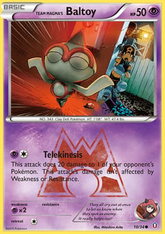 Team Magma's Baltoy Double Crisis #10