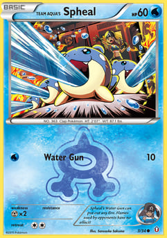 Team Aqua's Spheal Double Crisis #3