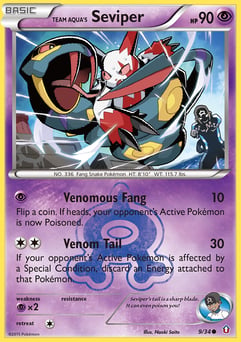 Team Aqua's Seviper Double Crisis #9