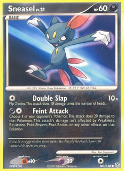 Sneasel Diamond & Pearl #100