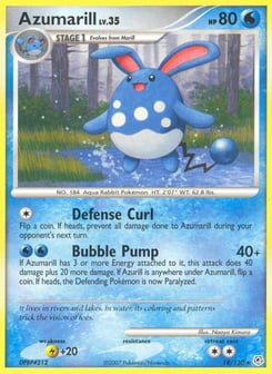 Azumarill Diamond & Pearl #18