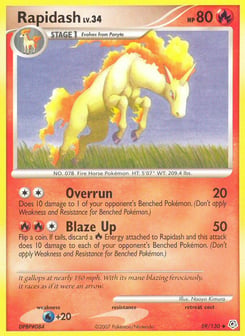 Rapidash Diamond & Pearl #59