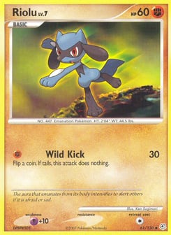 Riolu Diamond & Pearl #61