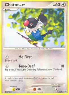 Chatot Diamond & Pearl #74