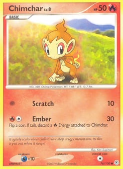 Chimchar Diamond & Pearl #76