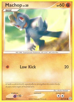 Machop Diamond & Pearl #86