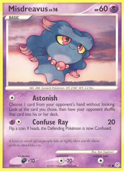 Misdreavus Diamond & Pearl #91