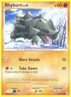 Rhyhorn Diamond & Pearl #95
