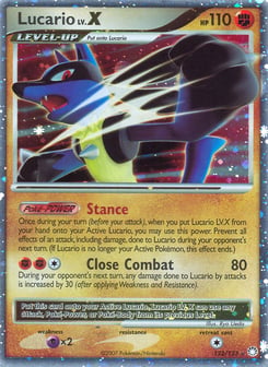 Lucario Mysterious Treasures #122