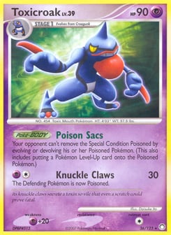 Toxicroak Mysterious Treasures #36
