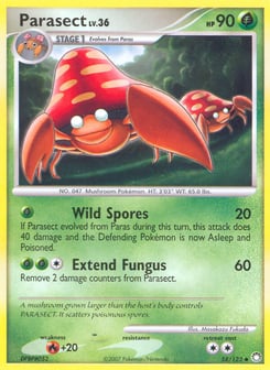 Parasect Mysterious Treasures #58