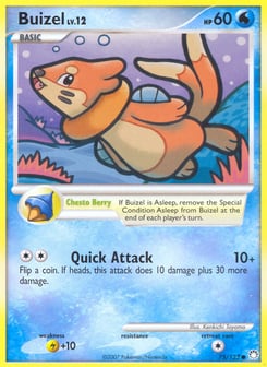 Buizel Mysterious Treasures #75