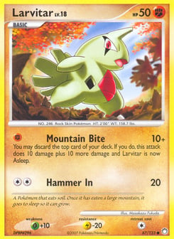 Larvitar Mysterious Treasures #87