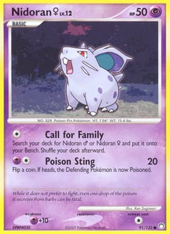Nidoran ♀ Mysterious Treasures #91