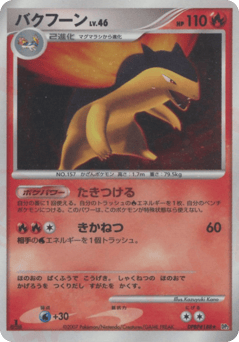 Japanese Typhlosion (バクフーン)