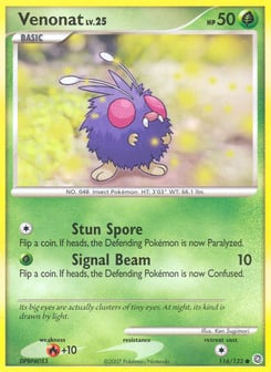 Venonat Secret Wonders #116