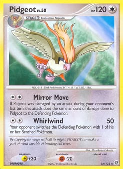 Pidgeot Secret Wonders #35