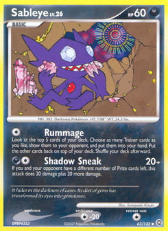 Sableye Secret Wonders #63