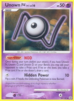 Unown [N] Secret Wonders #69