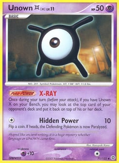 Unown [X] Secret Wonders #71