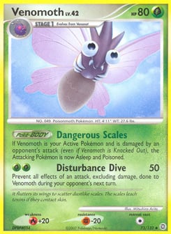 Venomoth Secret Wonders #73