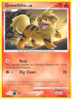 Growlithe Secret Wonders #89