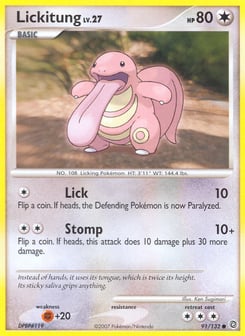 Lickitung Secret Wonders #91