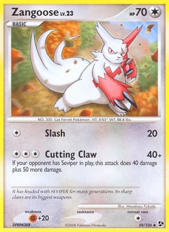 Zangoose Great Encounters #59