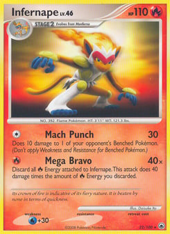 Infernape Majestic Dawn #22