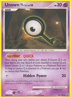 Unown [Q] Majestic Dawn #49