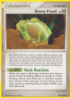 Dome Fossil Majestic Dawn #89