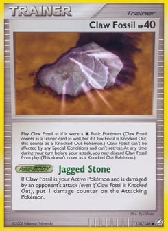 Claw Fossil Legends Awakened #138
