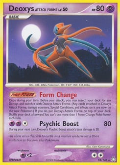 Deoxys Attack Forme Legends Awakened #24