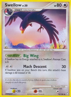 Swellow Legends Awakened #73
