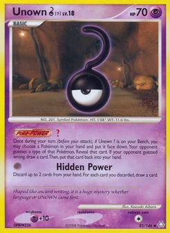 Unown [?] Legends Awakened #82