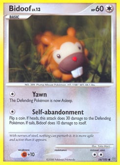 Bidoof Stormfront #54