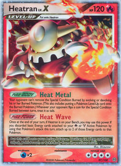 Heatran LV.X Stormfront #97