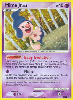 Mime Jr. DP Black Star Promos #DP22