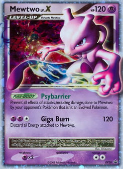 Mewtwo LV.X DP Black Star Promos #DP28