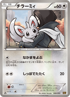 Japanese Minccino (チラーミィ)