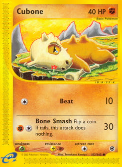 Cubone Expedition Base Set #103